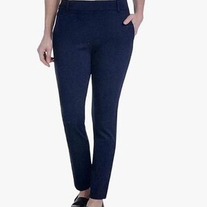 Dalia Ladies' Twill Ponte Pant with Pull-On Pants | Size: XXL | Color: Navy
